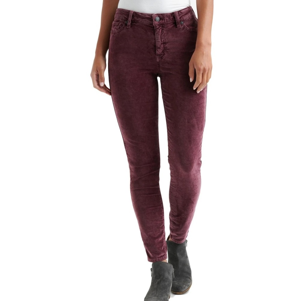 Lucky Brand Ava Super skinny velvet pants 6